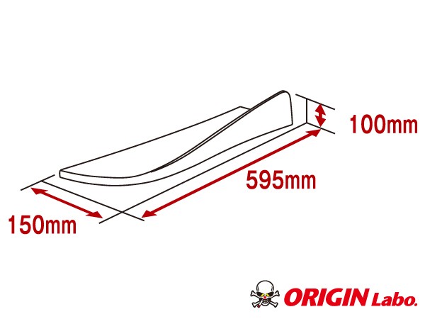 Origin Labo Universal Seiten-Ansatz Canards (FRP)