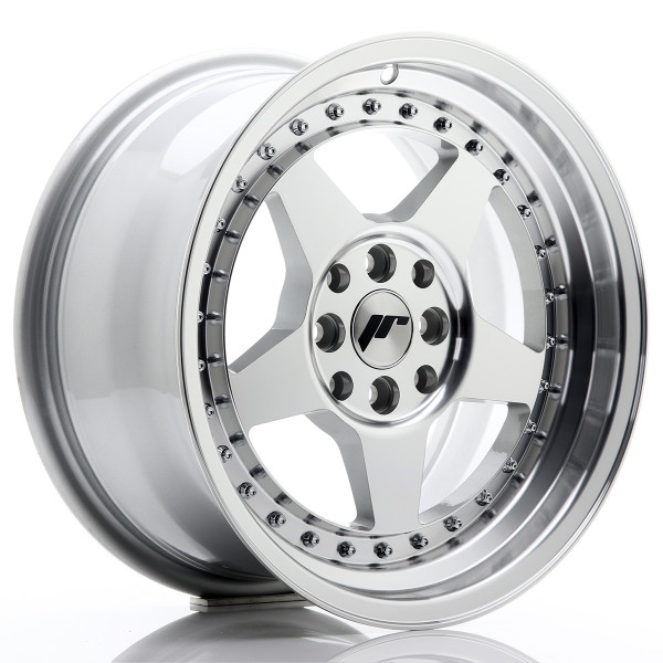 Japan Racing Felge JR6 16x8 ET30 4x100/114 Silver Machined Face