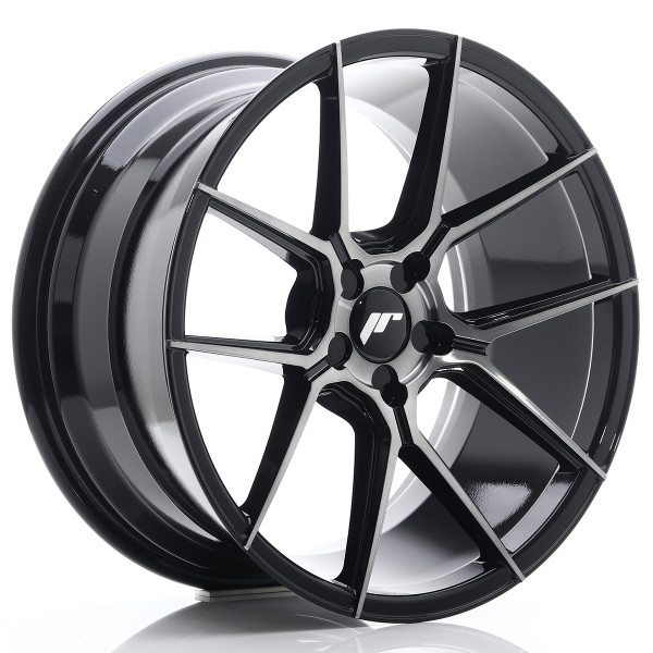 Japan Racing Felge JR30 19x9,5 ET20-40 5H BLANK Black Brushed w/Tinted Face