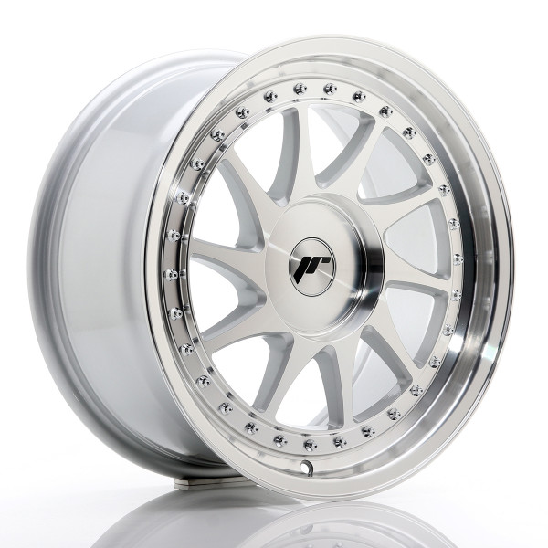 Japan Racing Felge JR26 17x8 ET35 BLANK Silver Machined Face