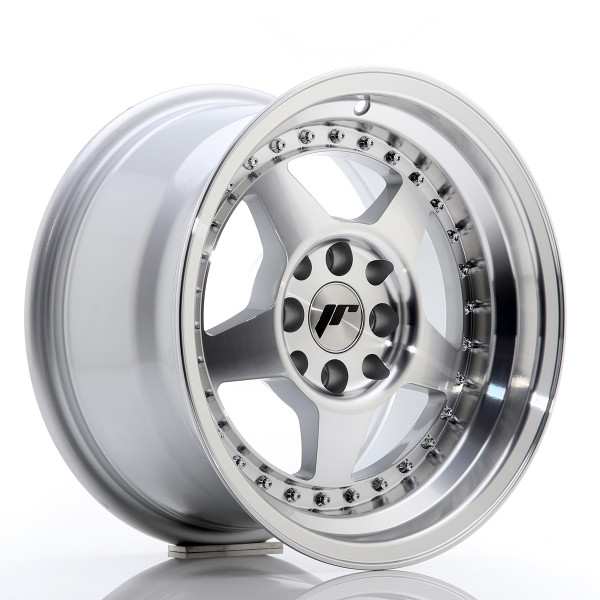 Japan Racing Felge JR6 15x8 ET5 4x100/114 Silver Machined Face