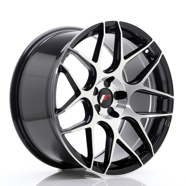 Japan Racing Felge JR18 19x9,5 ET35 5H BLANK Gloss Black Machined Face
