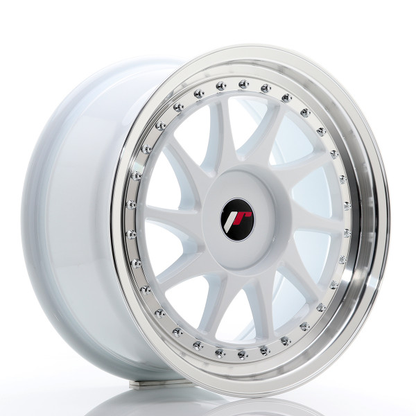 Japan Racing Felge JR26 17x8 ET35 BLANK White w/Machined Lip