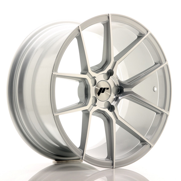 Japan Racing Felge JR30 18x9,5 ET20-40 5H BLANK Silver Machined Face