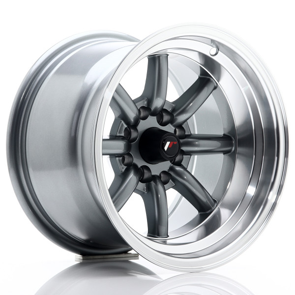 Japan Racing Felge JR19 14x9 ET-25 4x100/114 Gun Metal w/Machined Lip