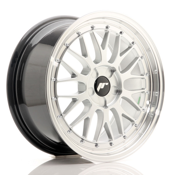 Japan Racing Felge JR23 18x8,5 ET40-48 5H BLANK Hyper Silver w/Machined Lip