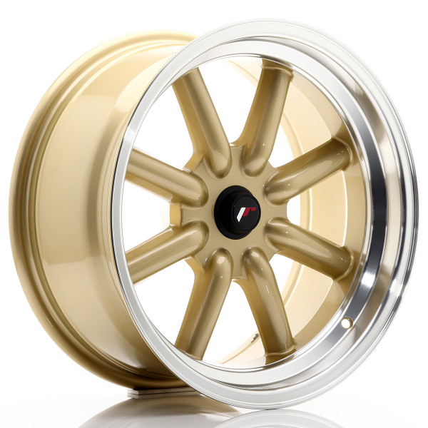 Japan Racing Felge JR19 17x8 ET-20-0 BLANK Gold w/Machined Lip