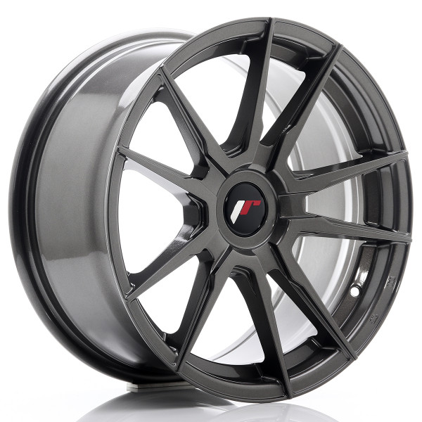 Japan Racing Felge JR21 17x8 ET35 Blank Hyper Gray