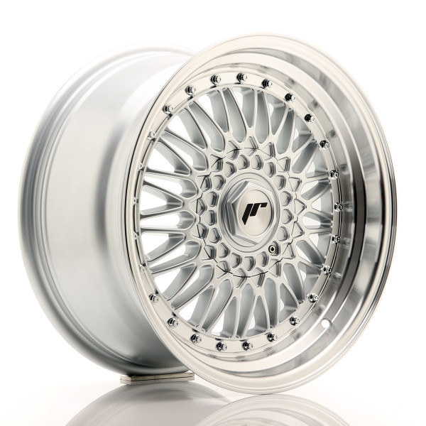 Japan Racing Felge JR9 17x8,5 ET20 5x112/120 Silver w/Machined Lip+Silver Rivets