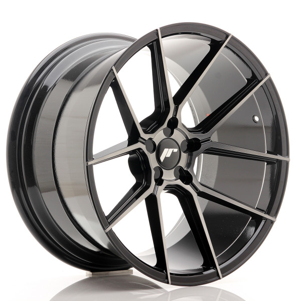Japan Racing Felge JR30 20x11 ET20-30 5H BLANK Black Brushed w/Tinted Face
