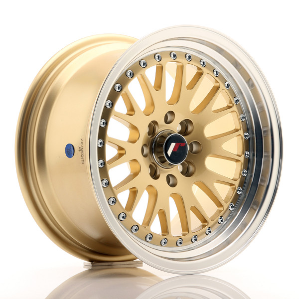 Japan Racing Felge JR10 15x8 ET15 4x100/114 Gold w/Machined Lip