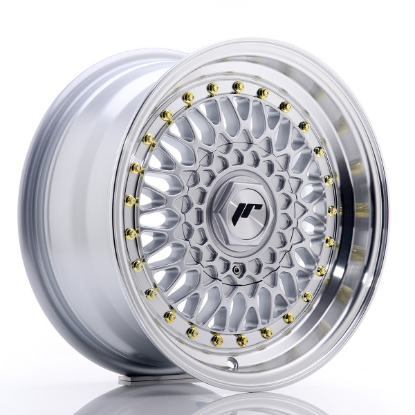 Japan Racing Felge JR9 15x7 ET20 4x100/108 Silver w/Machined Lip