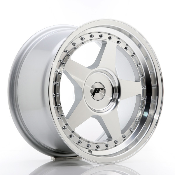 Japan Racing Felge JR6 17x9 ET20-35 BLANK Silver Machined Face