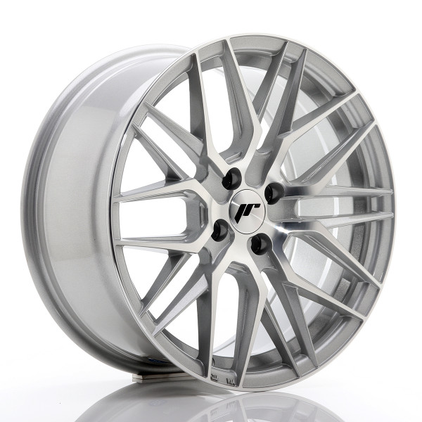 Japan Racing Felge JR28 17x8 ET40 4x100 Silver Machined Face