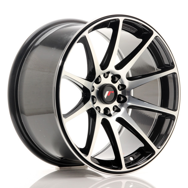Japan Racing Felge JR11 18x9,5 ET22 5x114/120 Gloss Black Machined Face