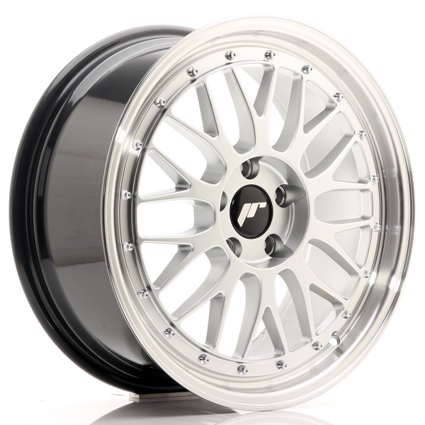 Japan Racing Felge JR23 18x8 ET40 5x112 Hyper Silver w/Machined Lip