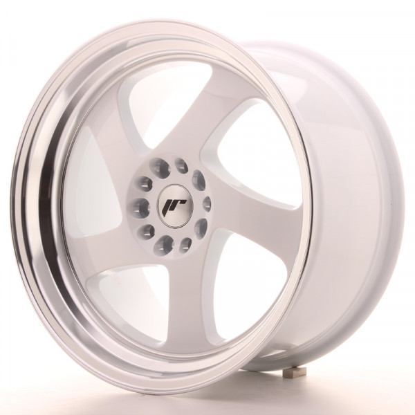 Japan Racing Felge JR15 18x9,5 ET40 5x112/114 White w/Machined Lip