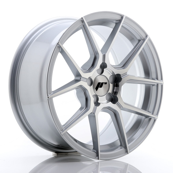Japan Racing Felge JR30 17x8 ET20-40 5H BLANK Silver Machined Face