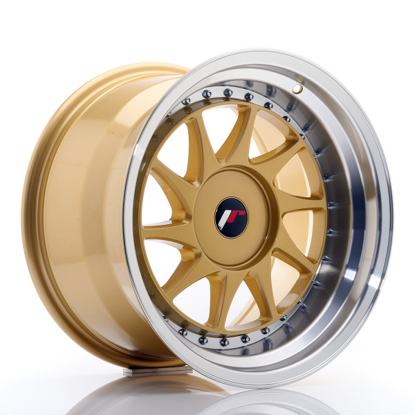 Japan Racing Felge JR26 17x10 ET20-25 BLANK Gold w/Machined Lip