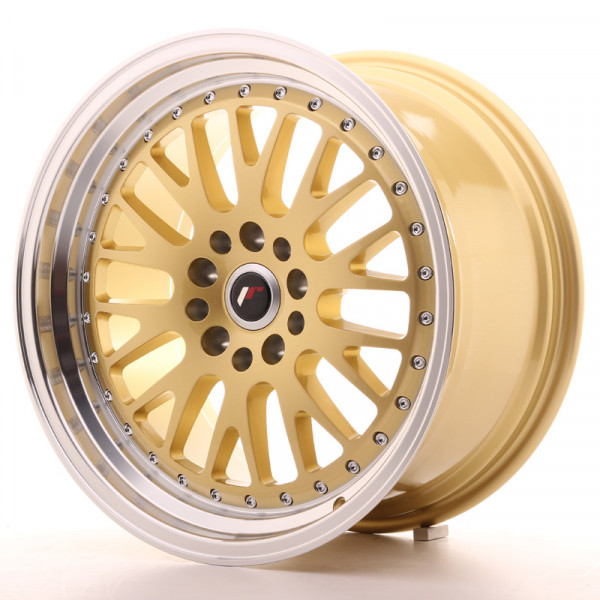 Japan Racing Felge JR10 18x9,5 ET40 5x112/114 Gold w/Machined Lip