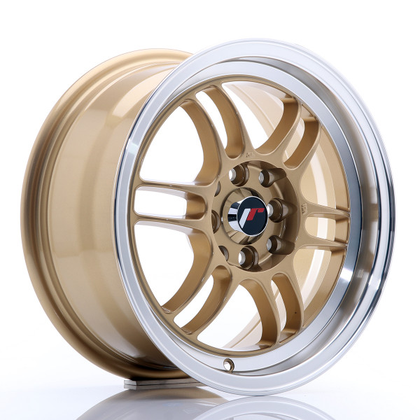 Japan Racing Felge JR7 15x7 ET38 4x100/114 Gold w/Machined Lip