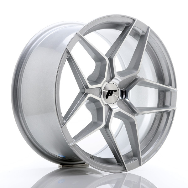 Japan Racing Felge JR34 18x9 ET20-42 5H BLANK Silver Machined Face