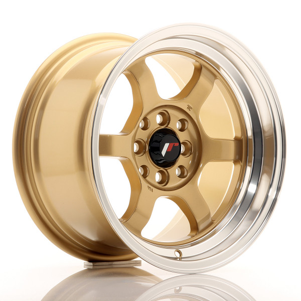 Japan Racing Felge JR12 15x8,5 ET13 4x100/114 Gold w/Machined Lip