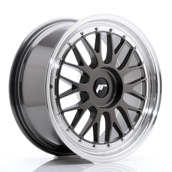 Japan Racing Felge JR23 18x8 ET30-45 BLANK Hyper Gray w/Machined Lip