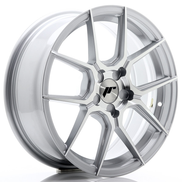 Japan Racing Felge JR30 17x7 ET20-40 5H BLANK Silver Machined Face