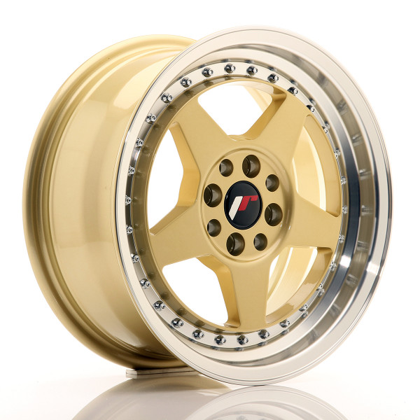 Japan Racing Felge JR6 15x7 ET35 4x100/114 Gold w/Machined Lip