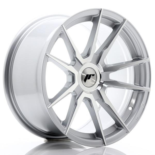 Japan Racing Felge JR21 17x9 ET25-35 BLANK Silver Machined Face