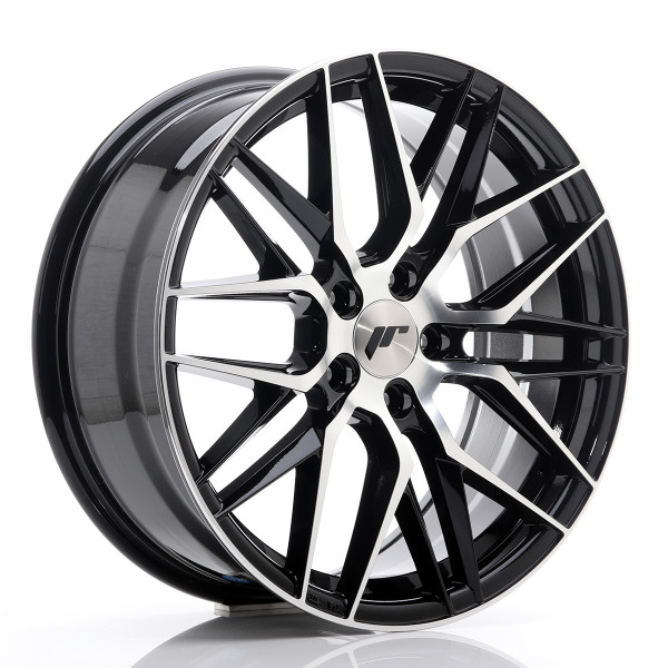 Japan Racing Felge JR28 18x7,5 ET40 5x112 Gloss Black Machined Face
