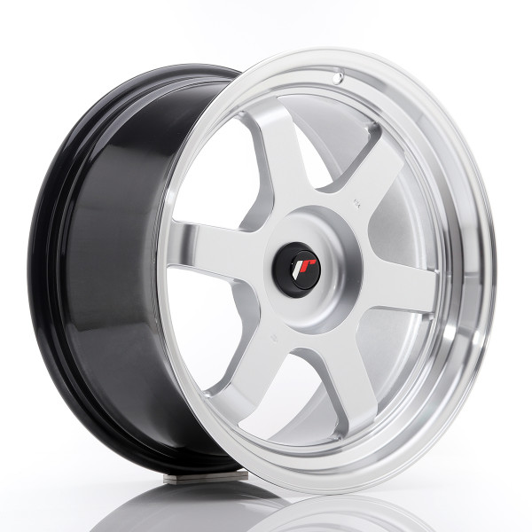 Japan Racing Felge JR12 18x9 ET25-27 BLANK Hyper Silver w/Machined Lip