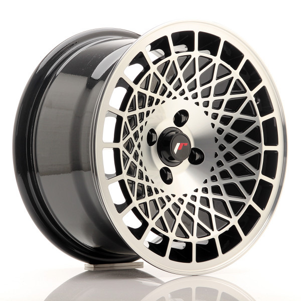 Japan Racing Felge JR14 15x8 ET20-25 BLANK Gloss Black w/Machined Face