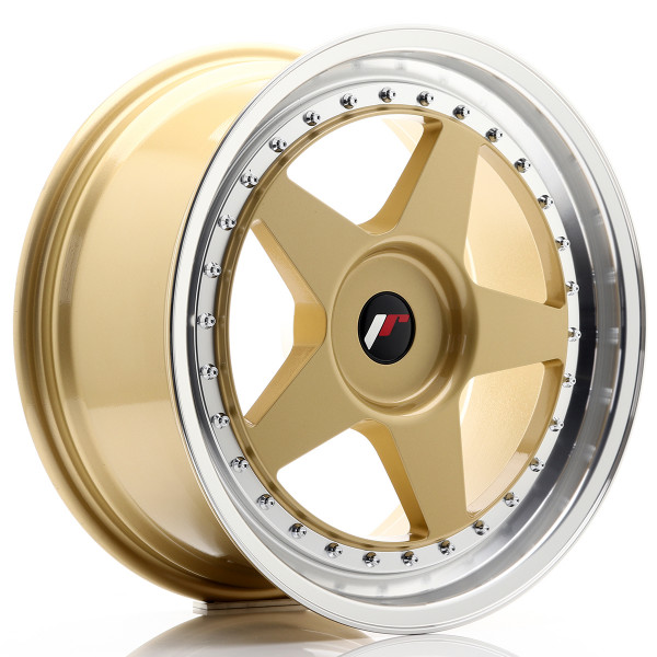 Japan Racing Felge JR6 18x8,5 ET20-40 BLANK Gold w/Machined Lip