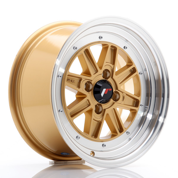 Japan Racing Felge JR31 15x7.5 ET20 4x100 Gold w/Machined Lip