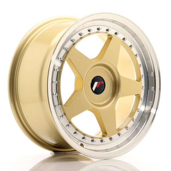 Japan Racing Felge JR6 17x8 ET20-35 BLANK Gold w/Machined Lip