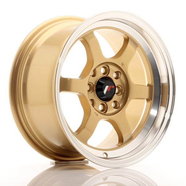 Japan Racing Felge JR12 15x7,5 ET26 4x100/114 Gold w/Machined Lip