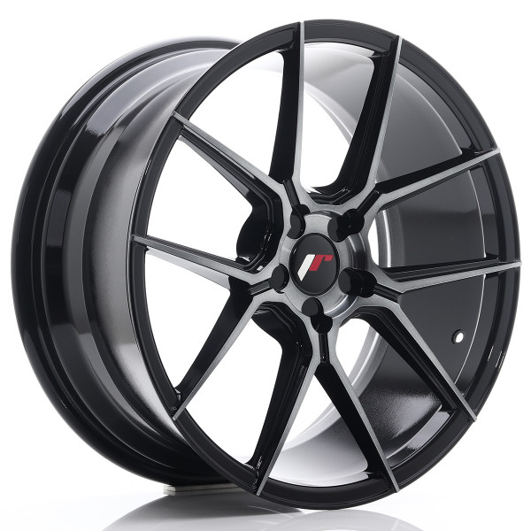 Japan Racing Felge JR30 19x8,5 ET20-42 5H BLANK Black Brushed w/Tinted Face