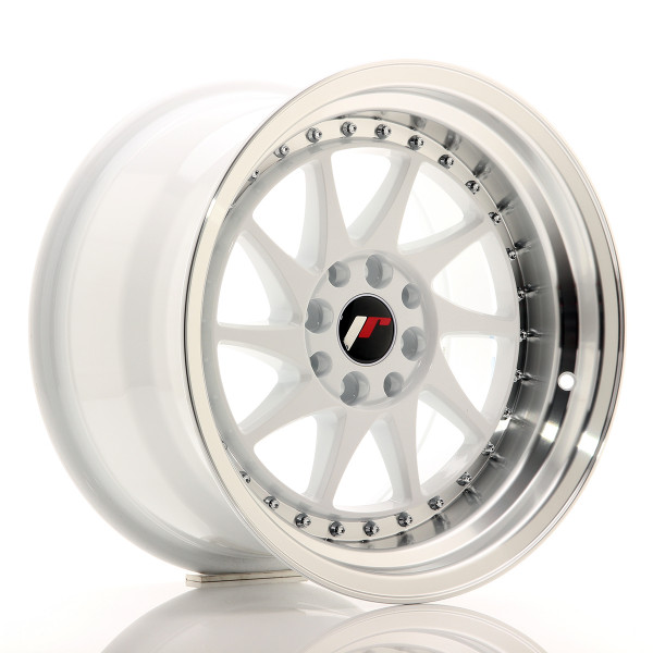 Japan Racing Felge JR26 16x9 ET20 4x100/108 White w/Machined Lip