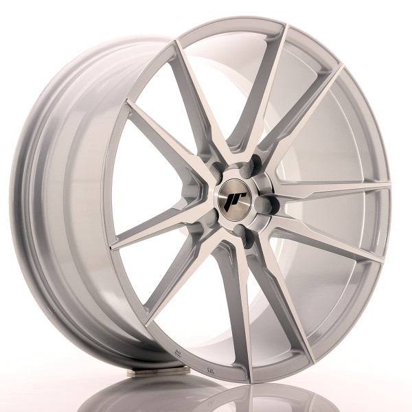 Japan Racing Felge JR21 21x10 ET15-48 5H BLANK Silver Machined Face