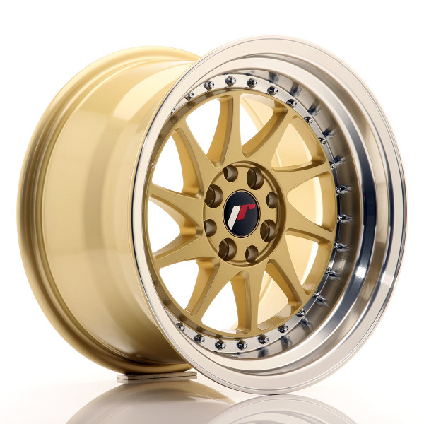 Japan Racing Felge JR26 16x9 ET20 4x100/108 Gold w/Machined Lip