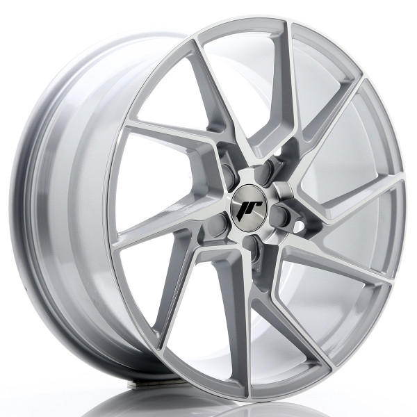 Japan Racing Felge JR33 20x9 ET20-48 5H BLANK Silver Machined Face