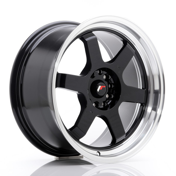 Japan Racing Felge JR12 18x9 ET25 5x114/120 Gloss Black w/Machined Lip