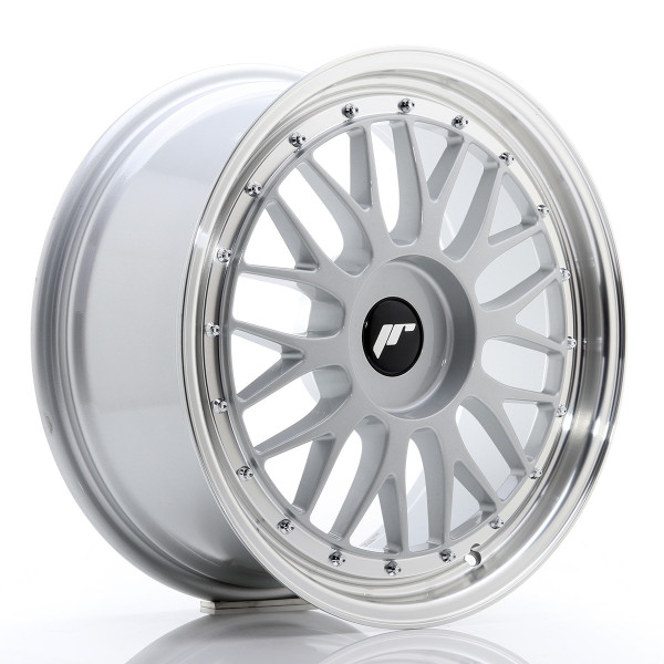 Japan Racing Felge JR23 18x8 ET30-45 BLANK Hyper Silver w/Machined Lip