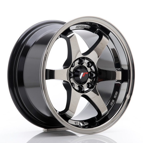 Japan Racing Felge JR3 15x8 ET25 4x100/108 Black Chrome