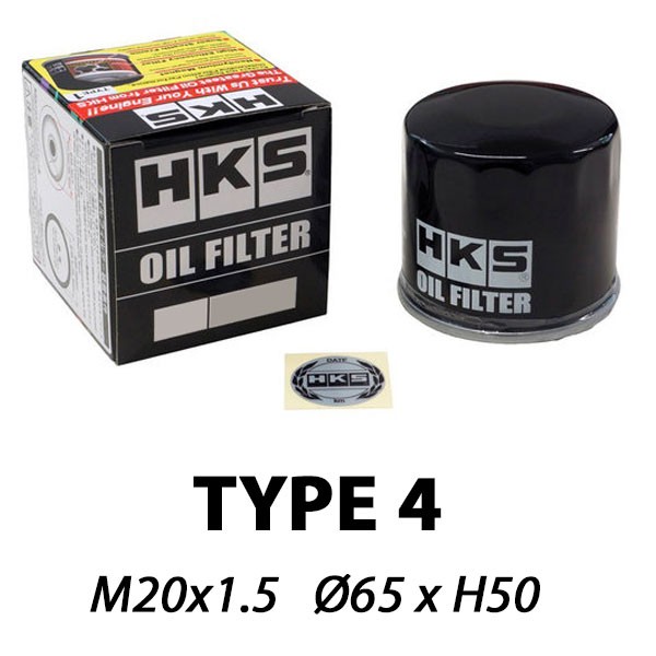 HKS Type 4 Sport-Öl-Filter | M20x1.5 (Kei Cars Nissan, Mitsubishi...)