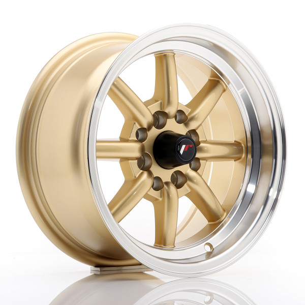 Japan Racing Felge JR19 14x7 ET0 4x100/114 Gold w/Machined Lip