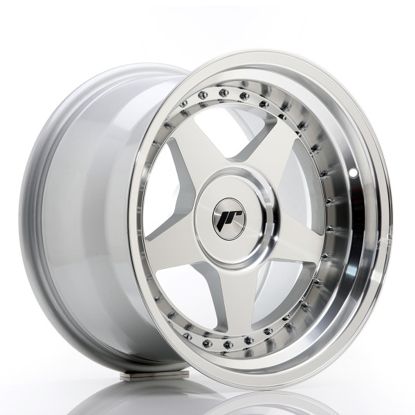 Japan Racing Felge JR6 17x10 ET0-20 BLANK Silver Machined Face