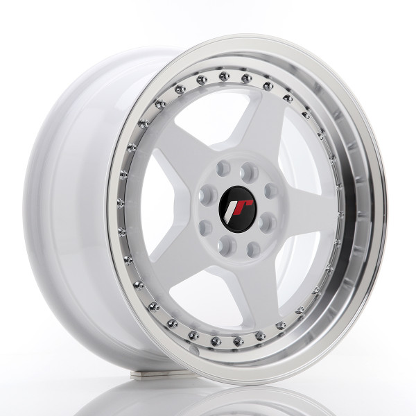 Japan Racing Felge JR6 16x7 ET35 4x100/114 White w/Machined Lip